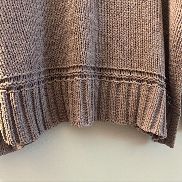 Aerie chunky knit chenille turtleneck sweater size xs - Picture 8 of 8